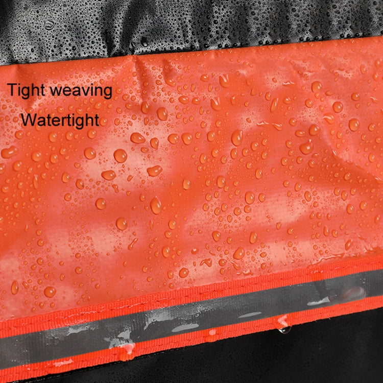 15 Cubic Feet Waterproof Car Roof Storage Luggage Bag - Black
