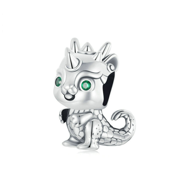 S925 Sterling Silver New Year Cute Little Dragon DIY Beads - SCC2720