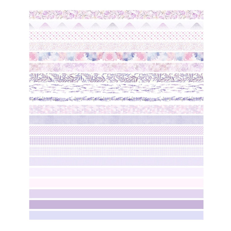 20rolls /Box 0.7cm x 3m Split Thin Washi Tape Set DIY Scrapbook Stickers