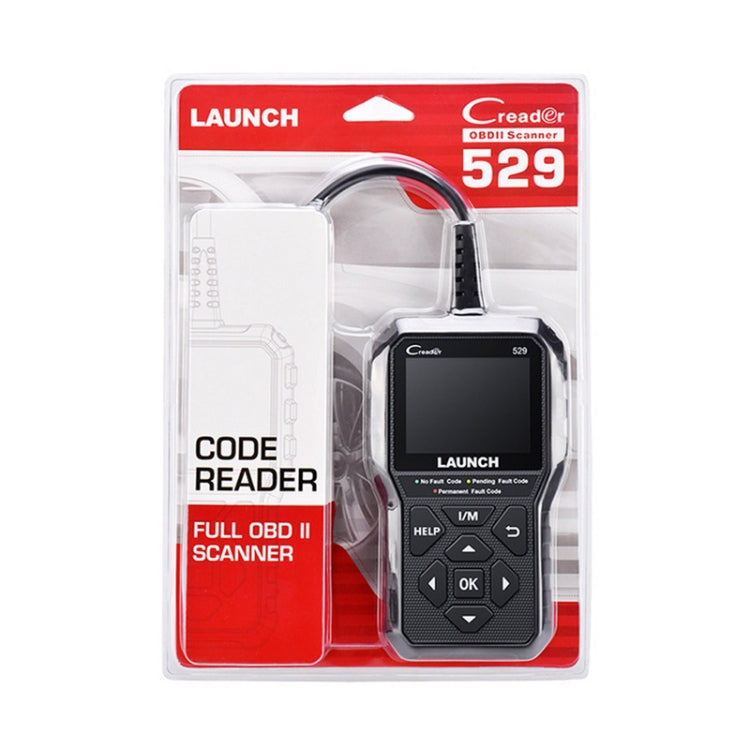 Launch Creader CR529 OBD2 Car Engine Fault Tester Code Scanner - Black