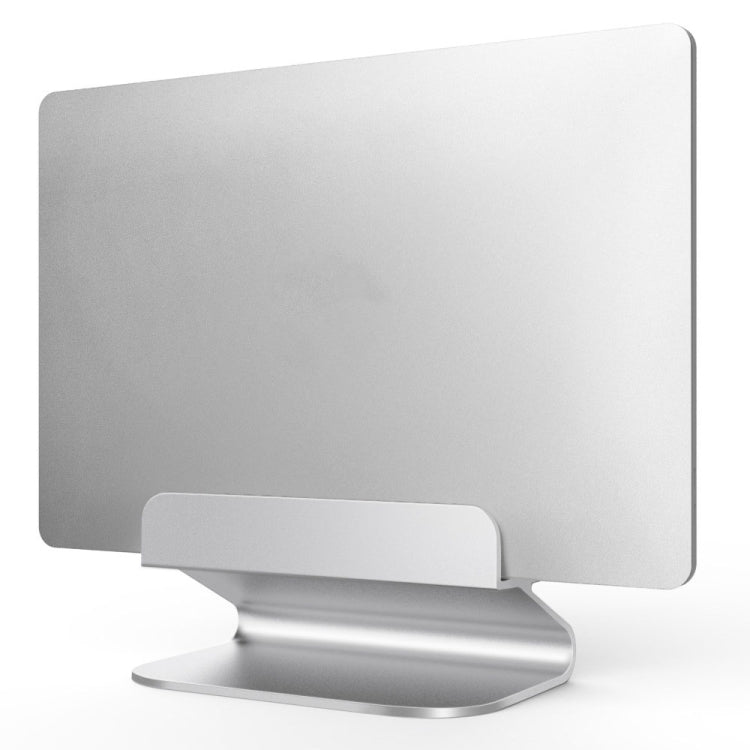 AhaStyle ST07 Laptop Stand Tablet Vertical Aluminum Desktop Storage Base - Silver