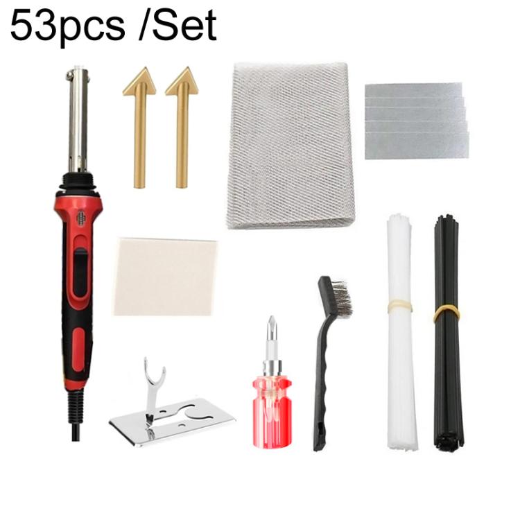 53pcs /Set Plastic Parts Repair Tool Car Bumper Restorating Kit Set, Specification: UK Plug