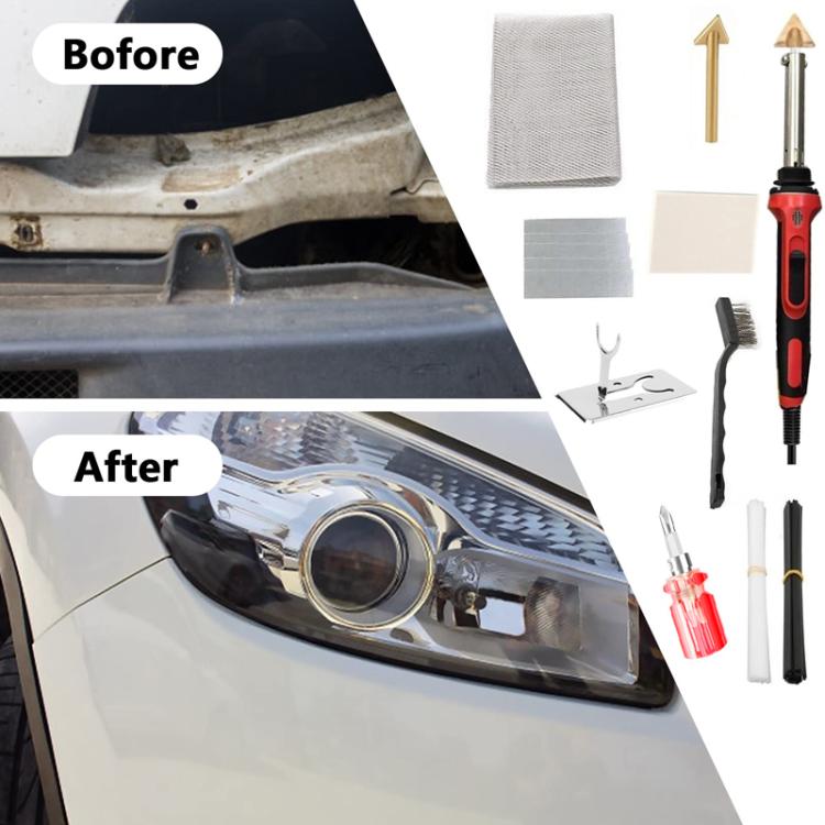 53pcs /Set Plastic Parts Repair Tool Car Bumper Restorating Kit Set, Specification: UK Plug