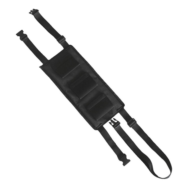 Car Back Seat Fishing Rod Strap Fixed Storage Bag - Black