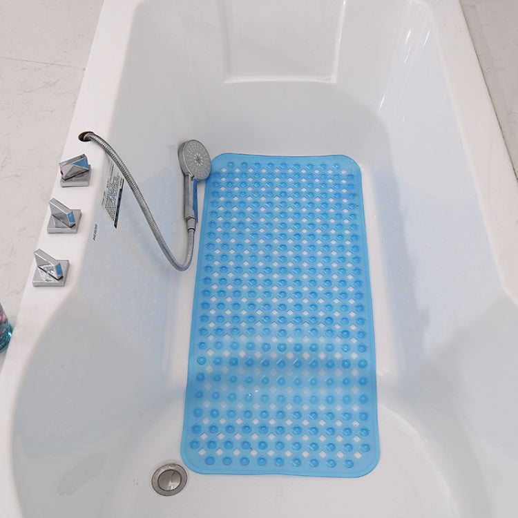 Non-slip Bath Mat Diamond Cut Bathtub Mats With Drain Holes And Suction Cup 53 x 53cm