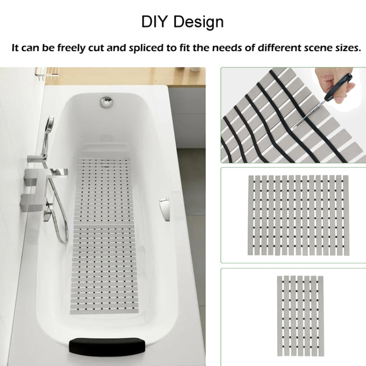 Shower Room Bathing Anti-slip Foot Mat Household Waterproof Anti-fall Bathroom Floor Mat, Size: 61x61cm