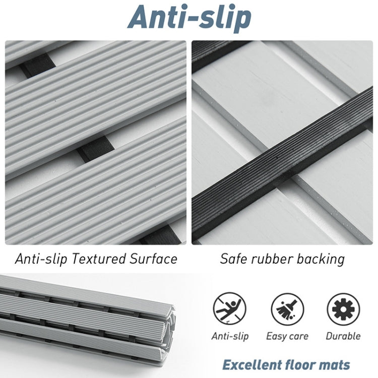 Shower Room Bathing Anti-slip Foot Mat Household Waterproof Anti-fall Bathroom Floor Mat, Size: 61x61cm