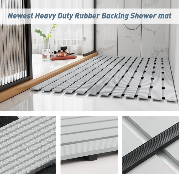 Shower Room Bathing Anti-slip Foot Mat Household Waterproof Anti-fall Bathroom Floor Mat, Size: 61x61cm