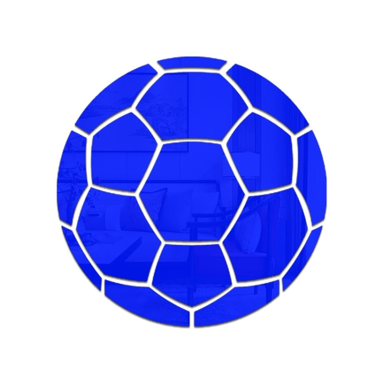 15cm Football Acrylic 3D Wall Stickers Self-adhesive Home Background Wall Decoration Mirror Paste