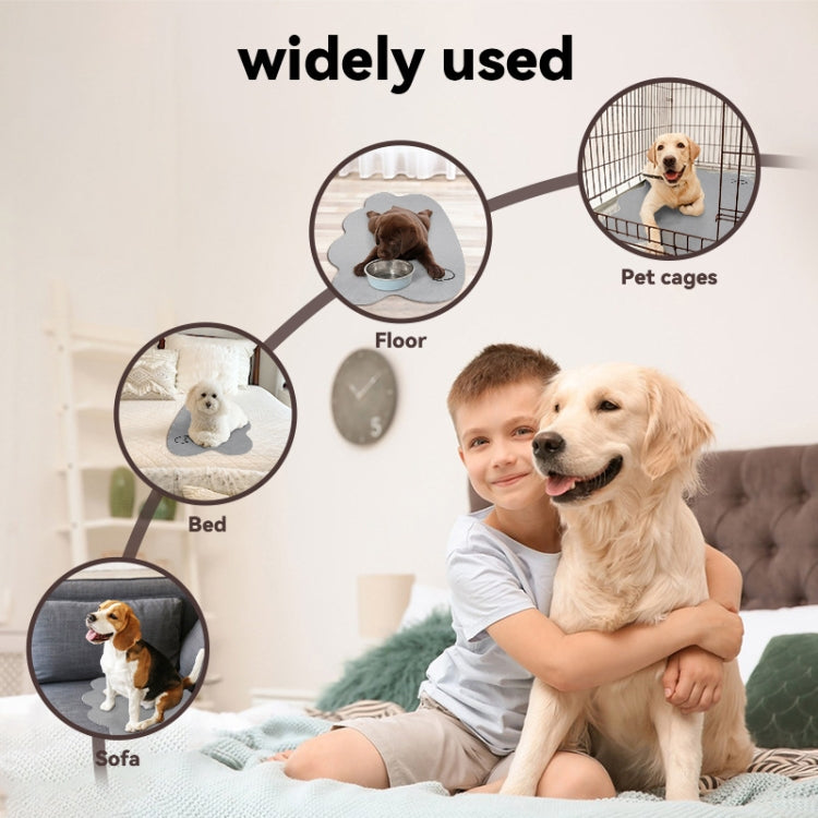 Summer Pet Cooler Pad Dogs Sleeping Pad Anti-Slip Scratch Resistant Cooling Mat, Size: 45x60cm