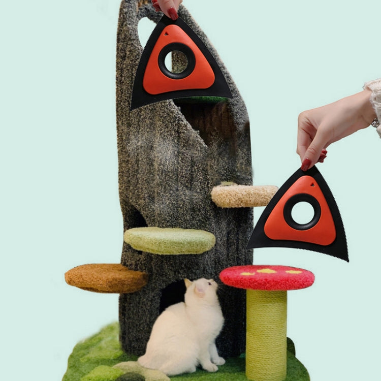 Triangular Shaped Cats And Dog Sofa Hair Remover Pet Litter Carpet Brush