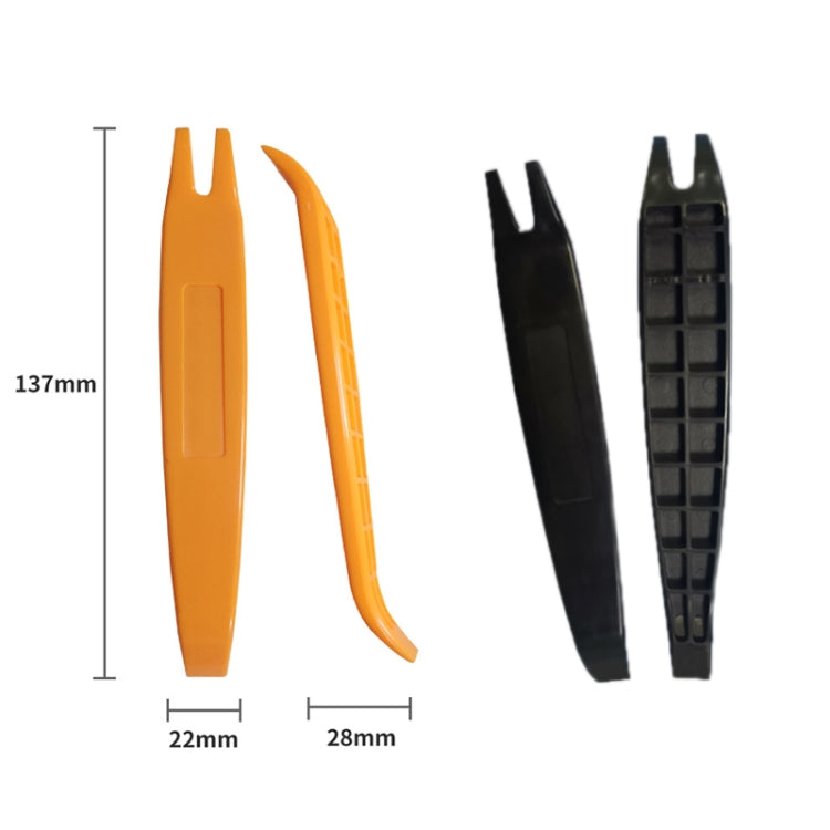 10pcs Driving Recorder Hidden Wire Car Audio Disassembly Assembly Tool, Color: Orange