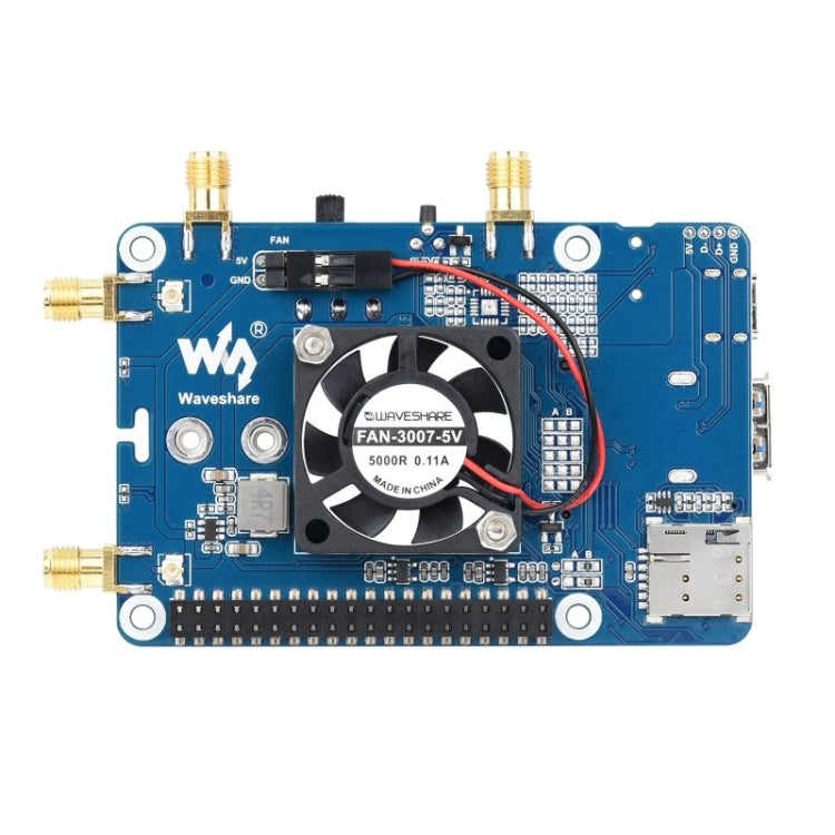 Waveshare SIM8262E-M2 5G HAT For Raspberry Pi, Quad Antennas 5G NSA, 5G/4G/3G Compatible - 23254
