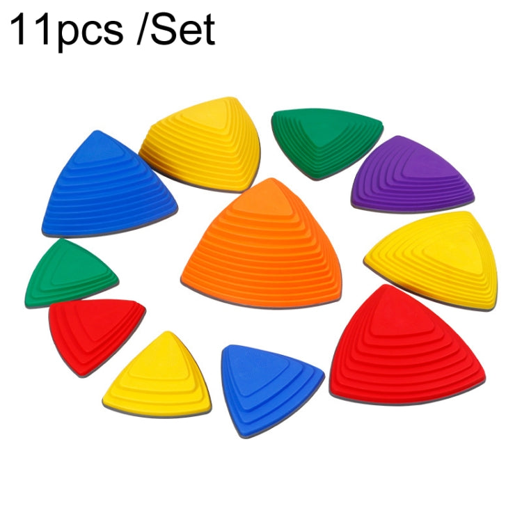 11pcs /Set Colorful Wrapped Children Sensory Training Toys Kindergarten Early Learning Balance Pedal Playset
