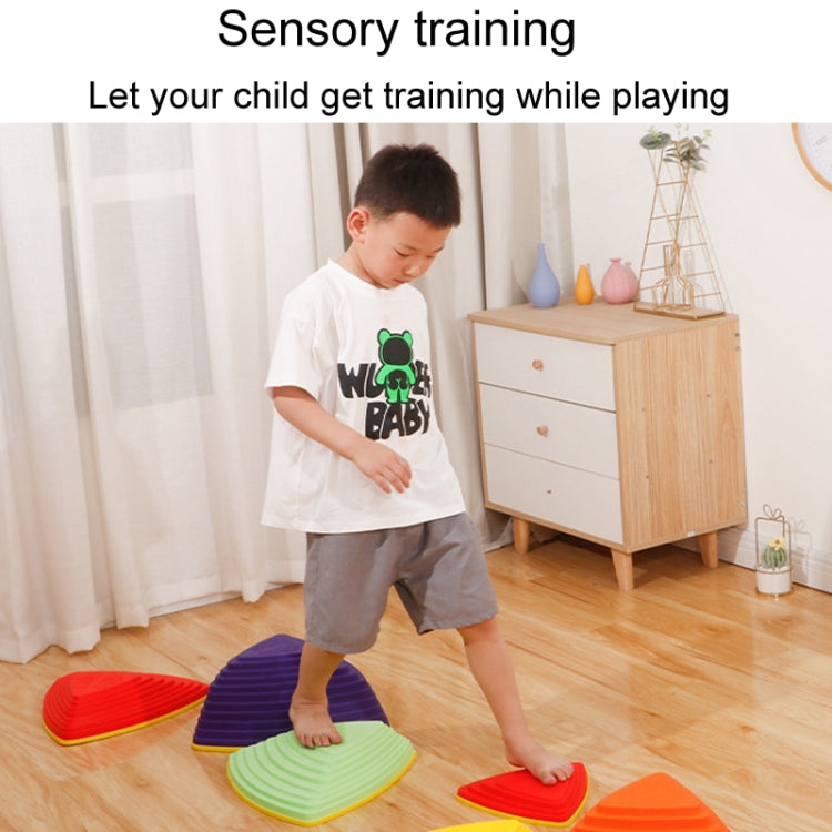11pcs /Set Colorful Wrapped Children Sensory Training Toys Kindergarten Early Learning Balance Pedal Playset