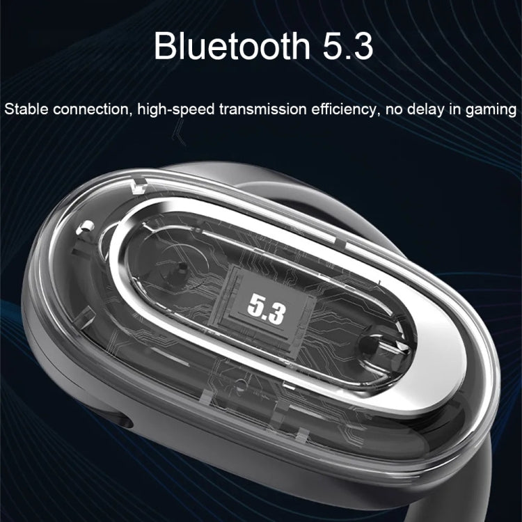 T35 OWS Adjustable Ear-Hook Call Noise Reduction Wireless Bluetooth 5.3 Earphones - Skin-color