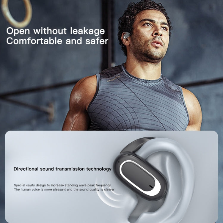T35 OWS Adjustable Ear-Hook Call Noise Reduction Wireless Bluetooth 5.3 Earphones - Skin-color