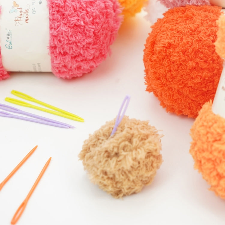 Montessori DIY Embroidery Board Kindergarten Children Cartoon Wool Stitching Material Kit, Style: Doughnut