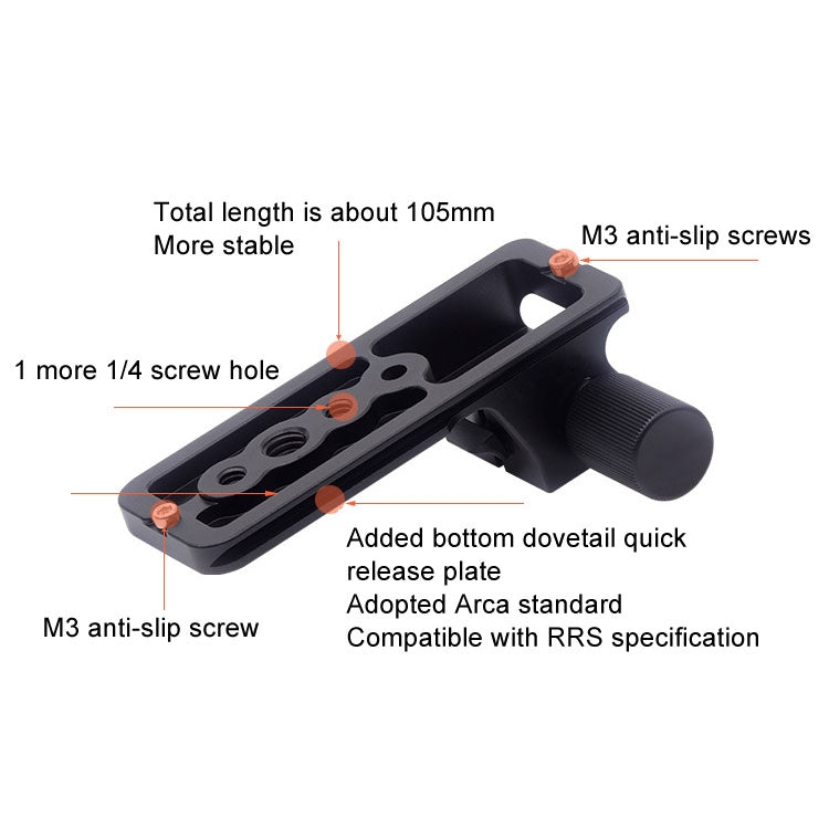 FITTEST SN-260 For Sony FE200-600 F5.6-6.3 G OSS Lens Tripod Ring Replacement Foot - Black