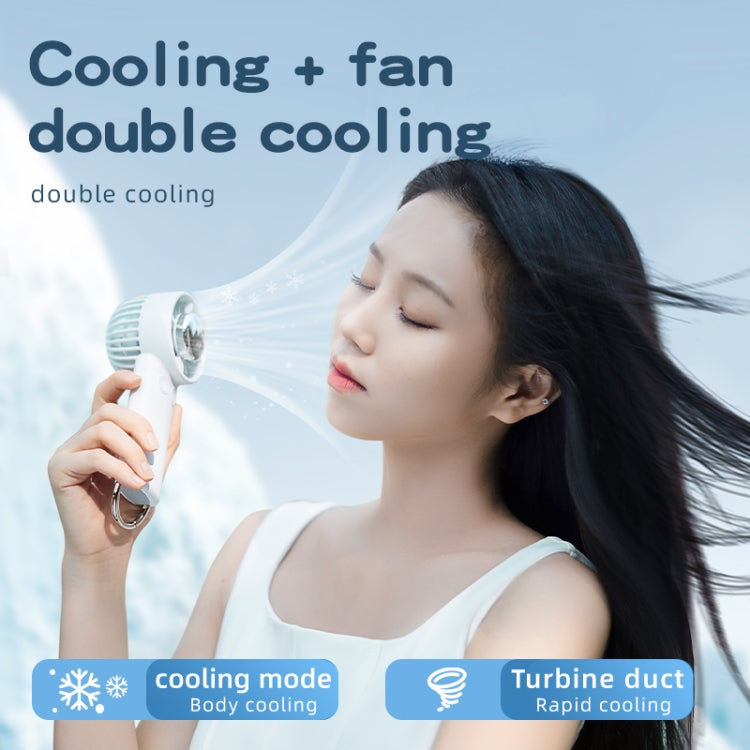 Outdoor Handheld Ice Air Conditioning Fan Astronaut Night Light Semiconductor Cooling Fan
