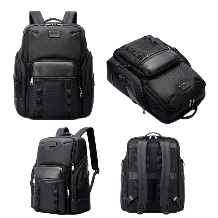 Bopai 61-123561 Large Capacity Business Trip Laptop Backpack - Black
