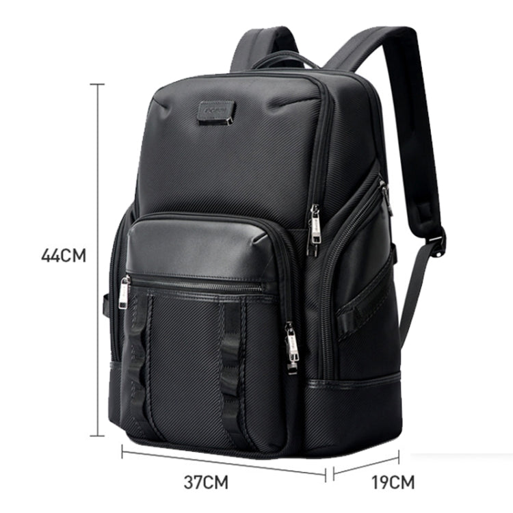 Bopai 61-123561 Large Capacity Business Trip Laptop Backpack - Black