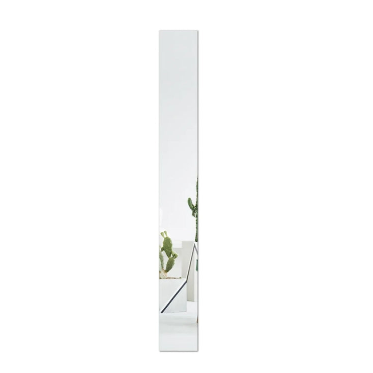 8x100cm 3D Mirror Wall Stickers Beautiful Edge Decorative Strip Living Room TV Background Decorative Self-adhesive Beltline Sewing