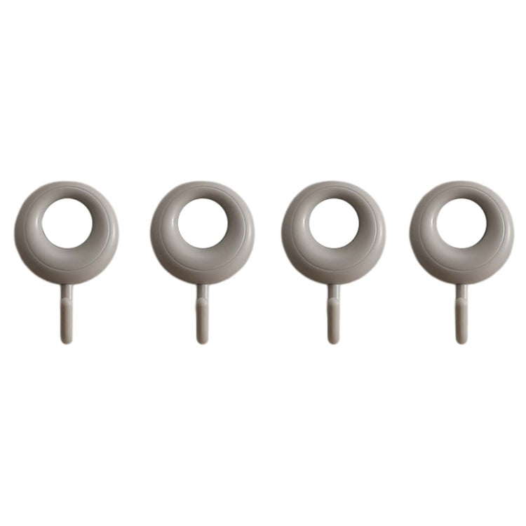 4pcs /Set Household Wall Hanging Hooks Dormitory Non-Marking Punch-Free Adhesive Hooks