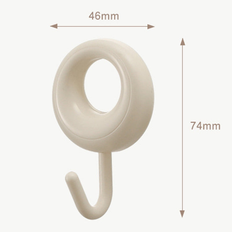 4pcs /Set Household Wall Hanging Hooks Dormitory Non-Marking Punch-Free Adhesive Hooks