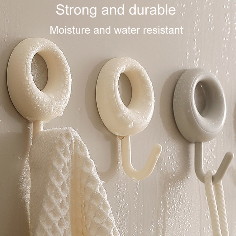4pcs /Set Household Wall Hanging Hooks Dormitory Non-Marking Punch-Free Adhesive Hooks