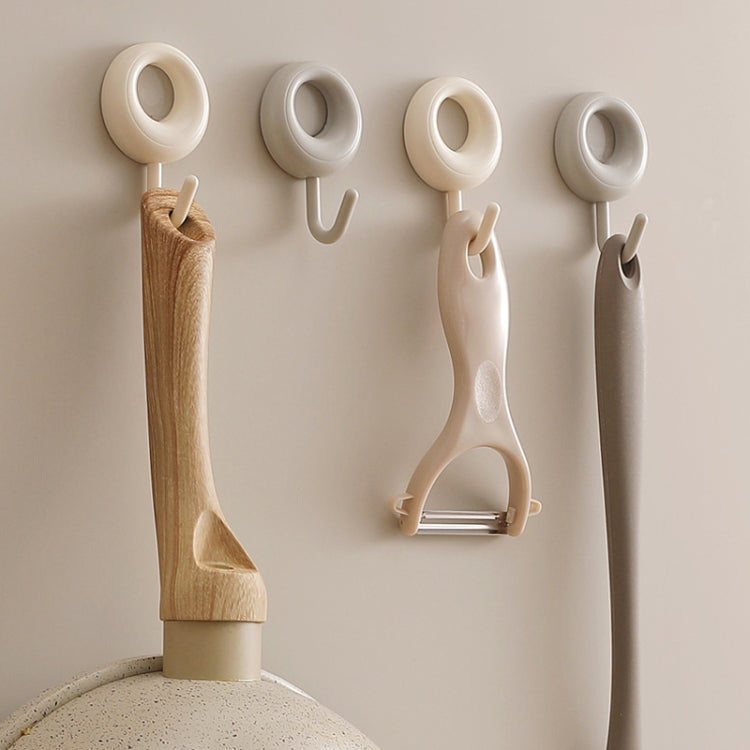 4pcs /Set Household Wall Hanging Hooks Dormitory Non-Marking Punch-Free Adhesive Hooks
