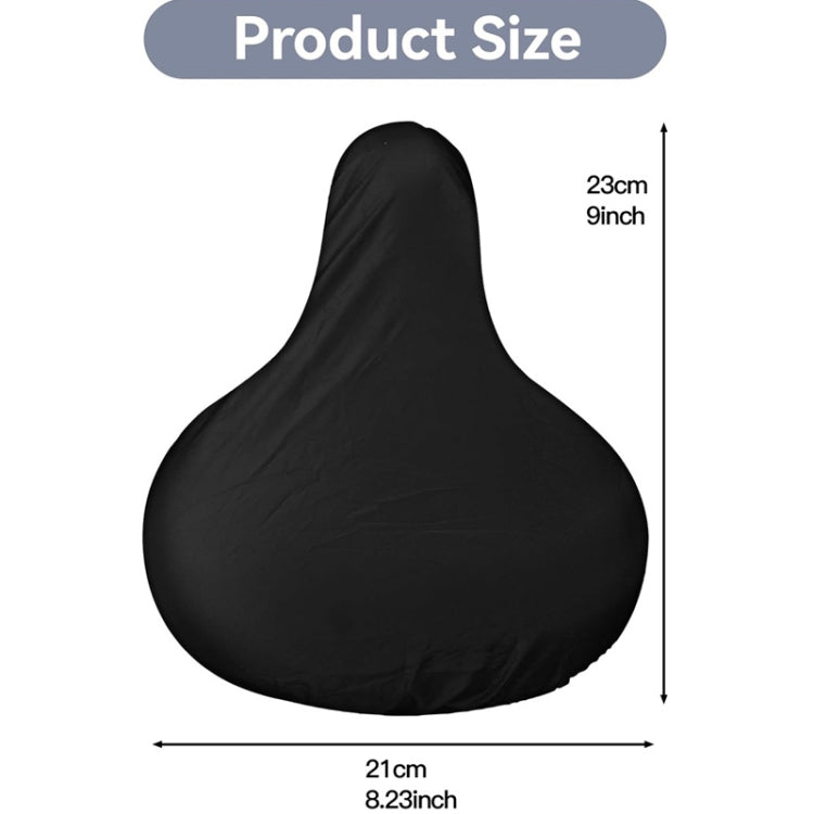 2pcs Bicycle Saddle Waterproof Dustproof Sun Protection Cover - Universal Size