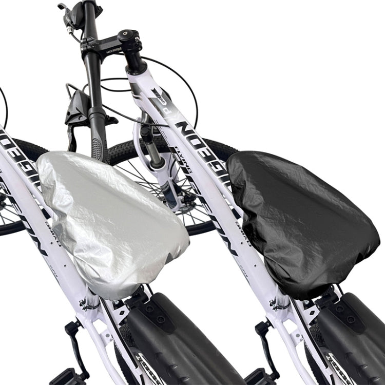 2pcs Bicycle Saddle Waterproof Dustproof Sun Protection Cover - Universal Size