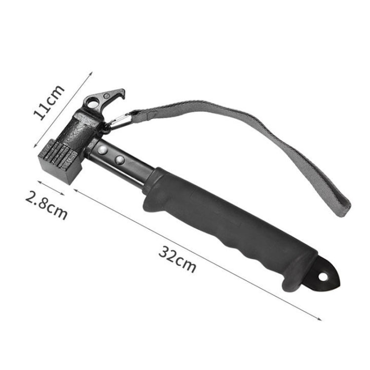 Outdoor Camping Tent Canopy Nail Hammer Multi-Function Nail Puller - YY02