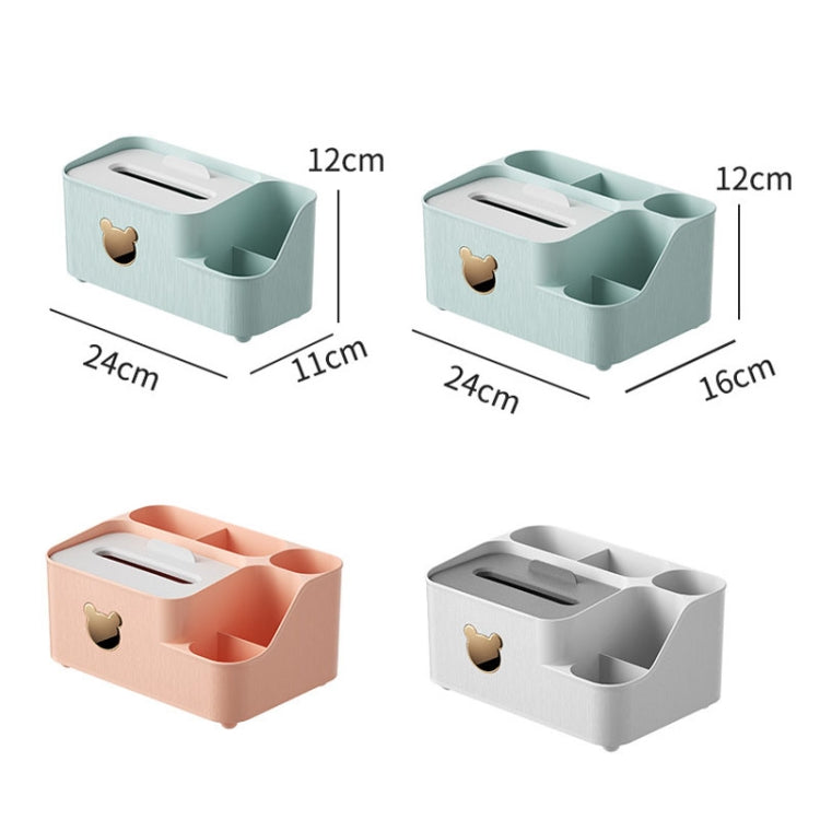 Drawing Paper Desktop Organizer Coffee Table Multifunctional Remote Control Storage Box, Color: White Large