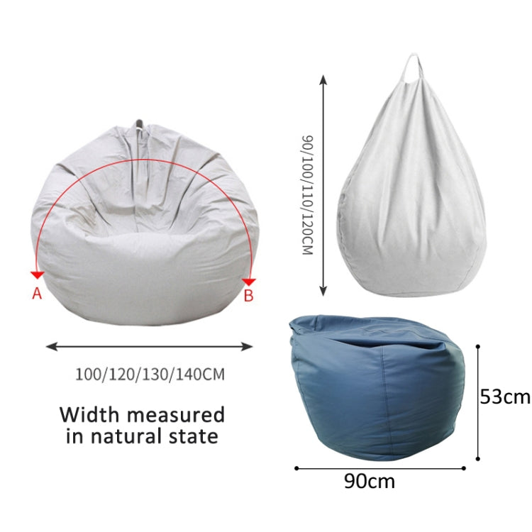 90x100cm Bean Bag Chair Cover & Foot Stool Cover Set Waterproof Tech Fabric