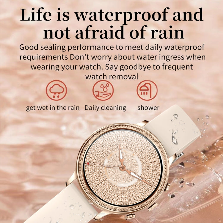 V60 1.39 Inch Health Monitoring Multifunctional Waterproof Bluetooth Call Smart Watch, Color: Rose Red