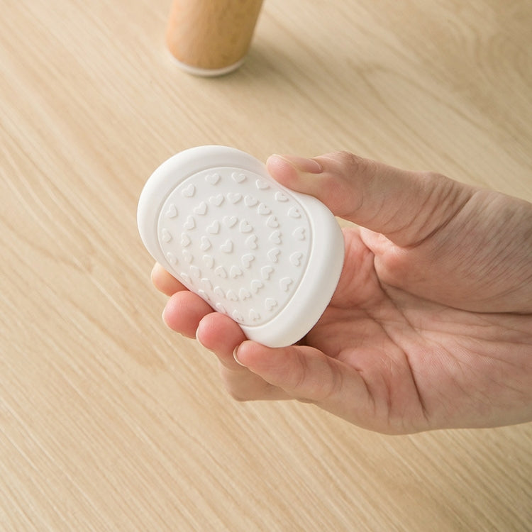 4pcs /Set Silent And Wear Resistant Chair Foot Cover Household Stool Anti-Slip Protective Pads, Style: 50mm Round Almond Color