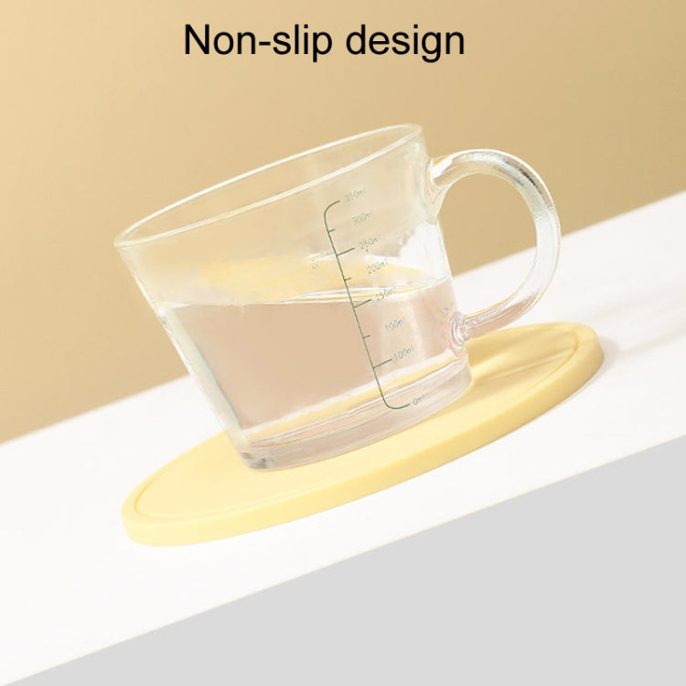 Household Round Heat Insulating Mats Kitchen High Temperature Resistant Silicone Pad, Color: Bowl Pad Green