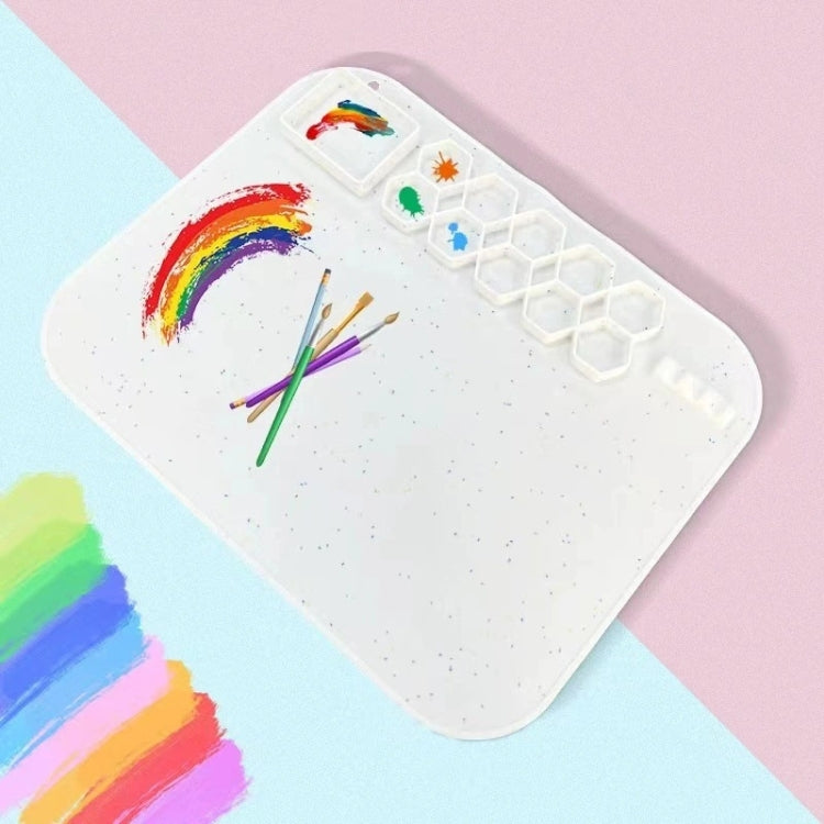 40 x 50cm Square Silicone Painting Pad  Art Mat for Drawing Clay - Color
