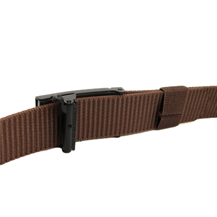 120cm Canvas Imitation Nylon Belt Automatic Buckle Casual Belt without Hole