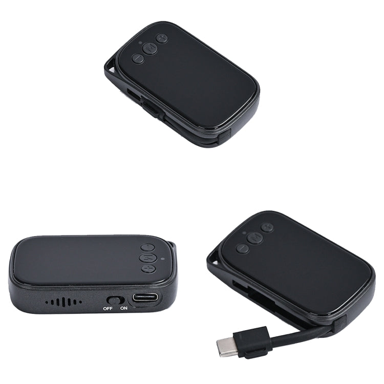 C20 HD Intelligent Noise Reduction Mini Recorder With OTG, Size: 16GB - Black