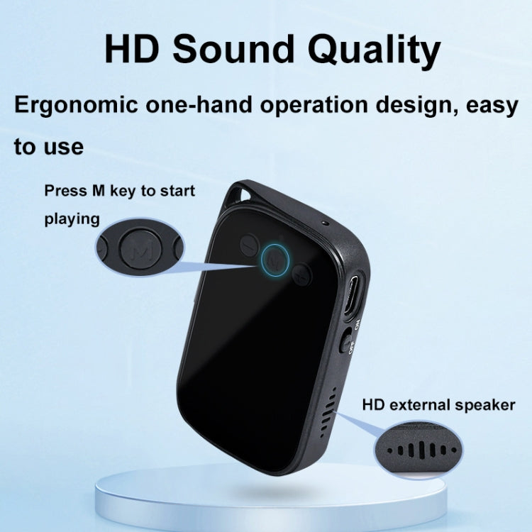 C20 HD Intelligent Noise Reduction Mini Recorder With OTG, Size: 16GB - Black