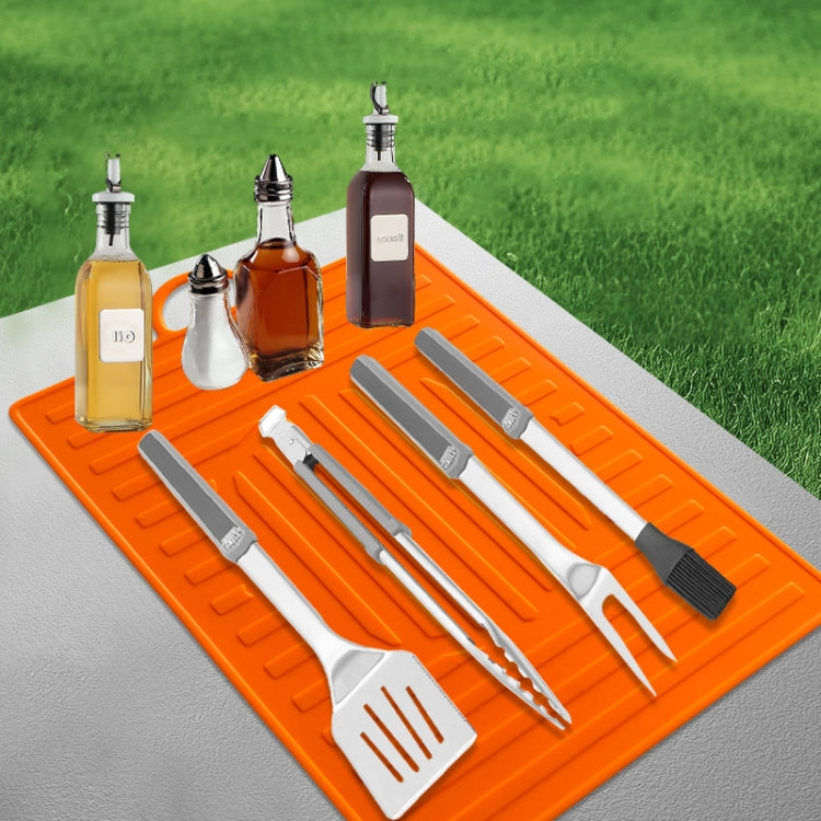 For Blackstone Oven Silicone Side Shelf Mat Grill Pad with Handle