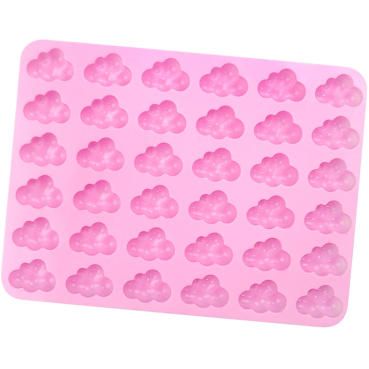 36 Grids Cloud Silicon Chocolate Model Cake Decoration Mold - Pink