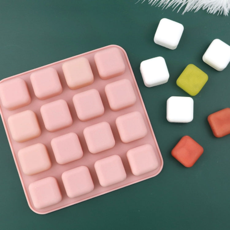 16 Grids Cake Frozen Nornea Cake Mold Baking Tool - Pink