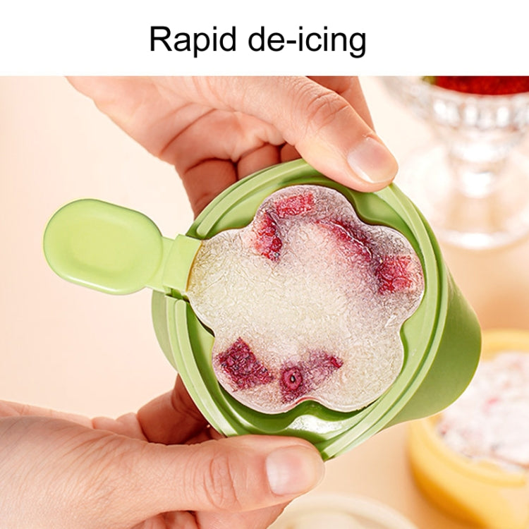 Homemade Dual Layer Ice Cream Mould Summer DIY Frozen Silicone Ice Box