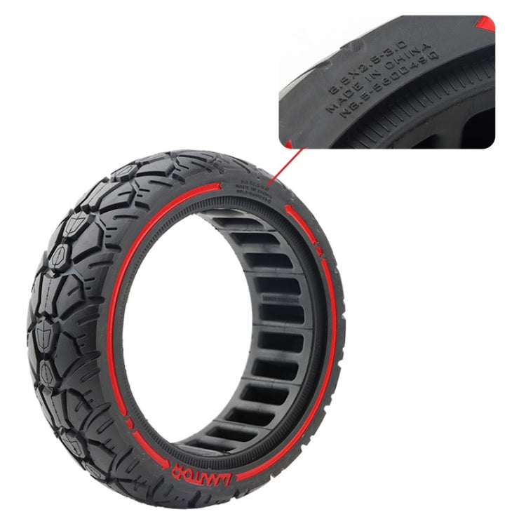 AIMITE 8.5 x 2.5-3.0 / 56 Card Slot 8.5 inch Electric Scooter Universal Off-Road Tire - Red Line