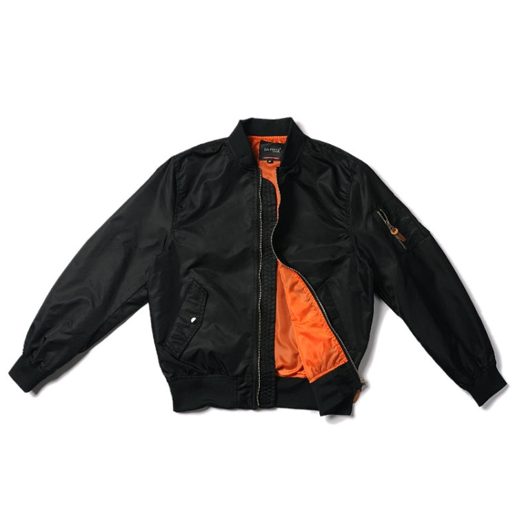 Spring Autumn Thin Man Jacket Loose Nylon Baseball Clothing, Size: M