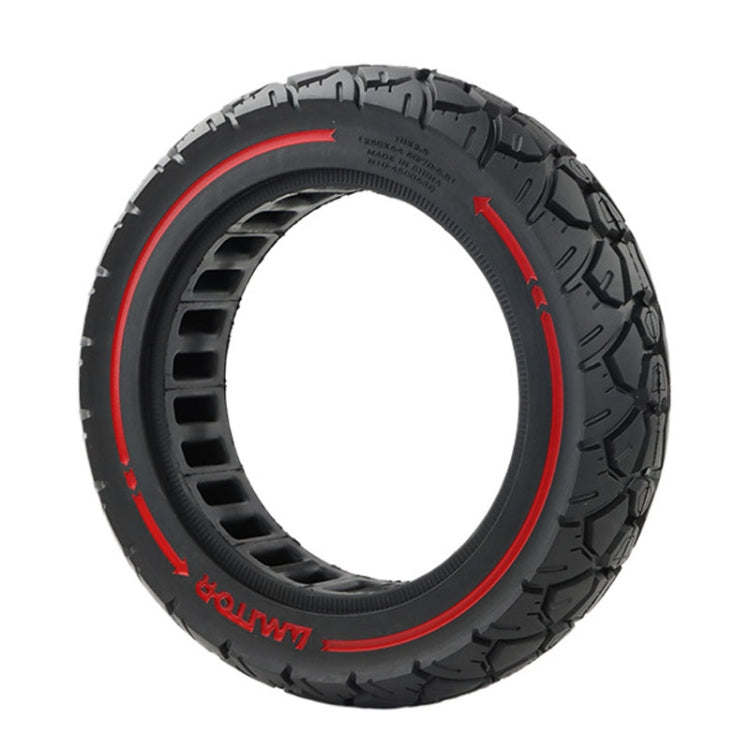 AIMITE 10 inch 45mm Slot Scooter Universal Anti-Blast Anti-skid Shock Absorption Off-road Tire - Red Line
